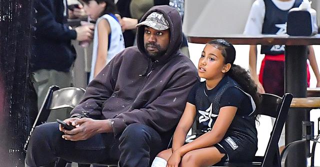 kanye west north shopping kim kardashian monthly child support