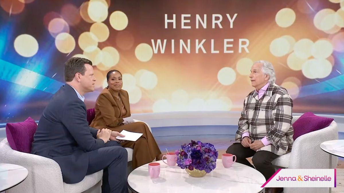 Image of Henry Winkler gushed over his grandchildren.