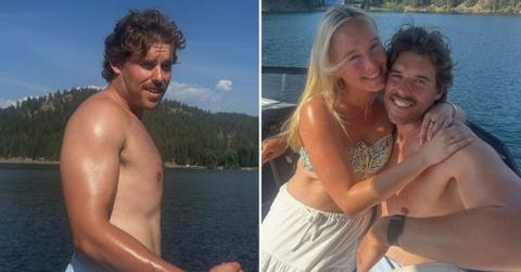 Split photo of Christopher Schwarzenegger & New Girlfriend