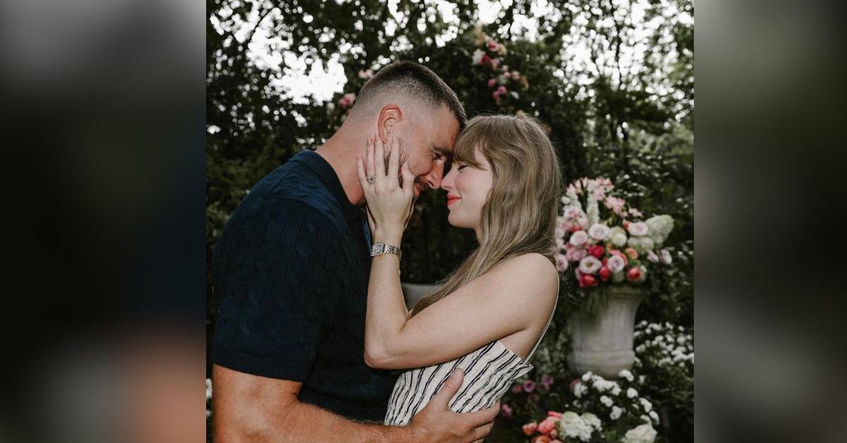image of The pair got engaged in August. 