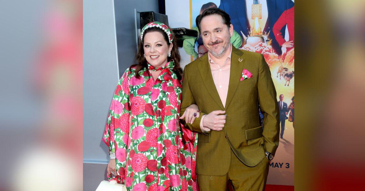 melissa mccarthy pink dress ben falcone dress golden globes