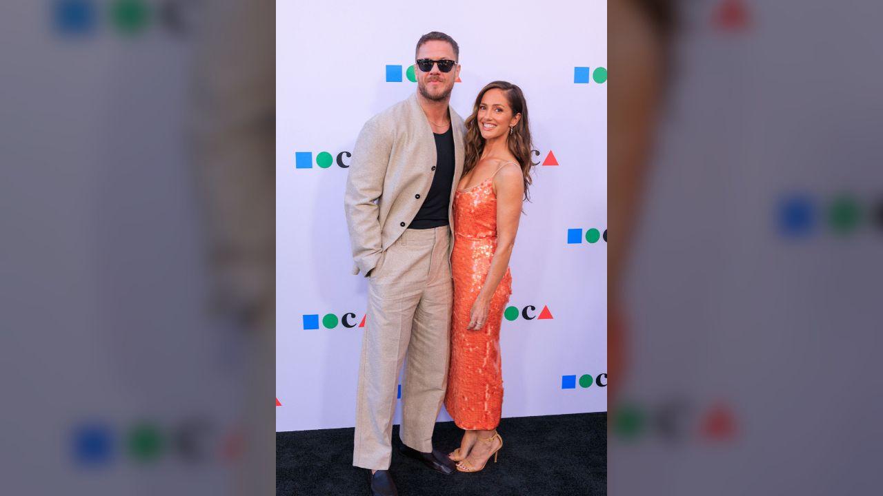 Photo of Minka Kelly and Dan Reynolds first started dating in 2022.