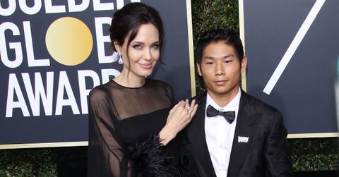 Photo of Angelina Jolie and Pax Jolie-Pitt.