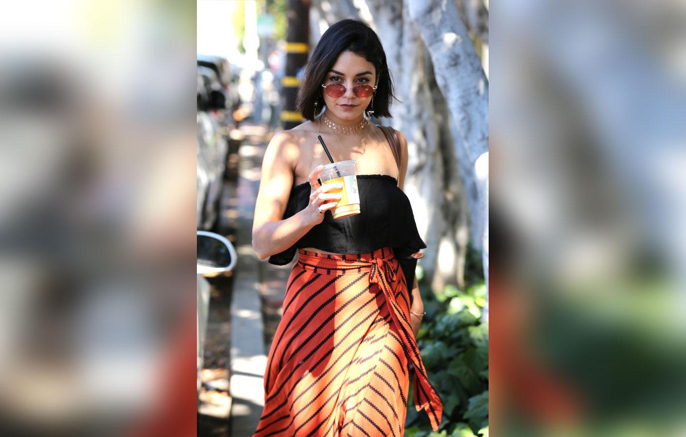 Vanessa Hudgens shops with friends on Melrose Place