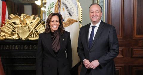 Photo of Kamala Harris and Doug Emhoff