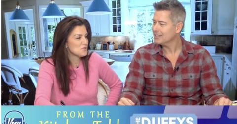 Image of Transportation Secretary Sean Duffy and 'Fox News' host Rachel Campos-Duffy, both 54, are being ribbed online over a resurfaced podcast clip about their romantic playlist.