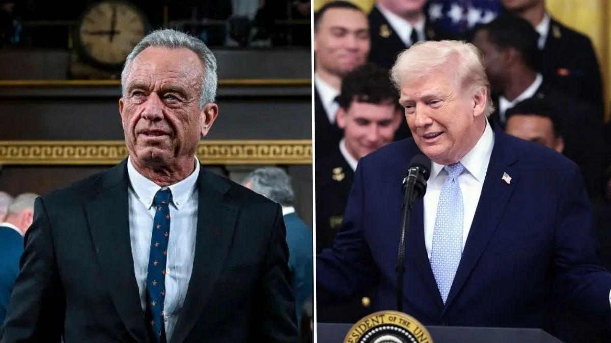 image split of rfk jr and trump