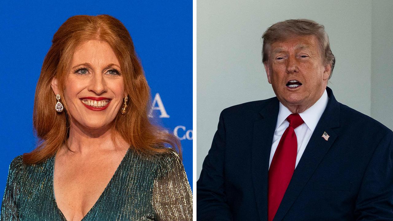 Image of Karen Travers asked Donald Trump why he defended Vivek Ramaswamy's widely lambasted political ad.