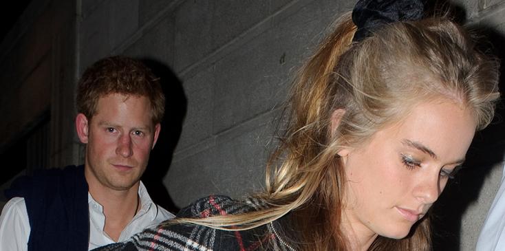 Prince Harry and Cressida have a theatre date