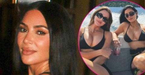 Photo of Kim Kardashian and Khloé Kardashian