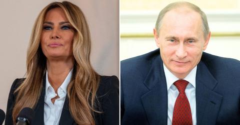 photo of Melania Trump and Vladimir Putin
