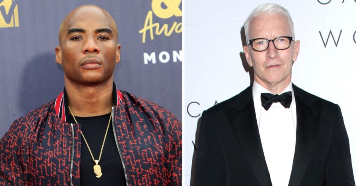 Photo of Charlamagne Tha God and Anderson Cooper