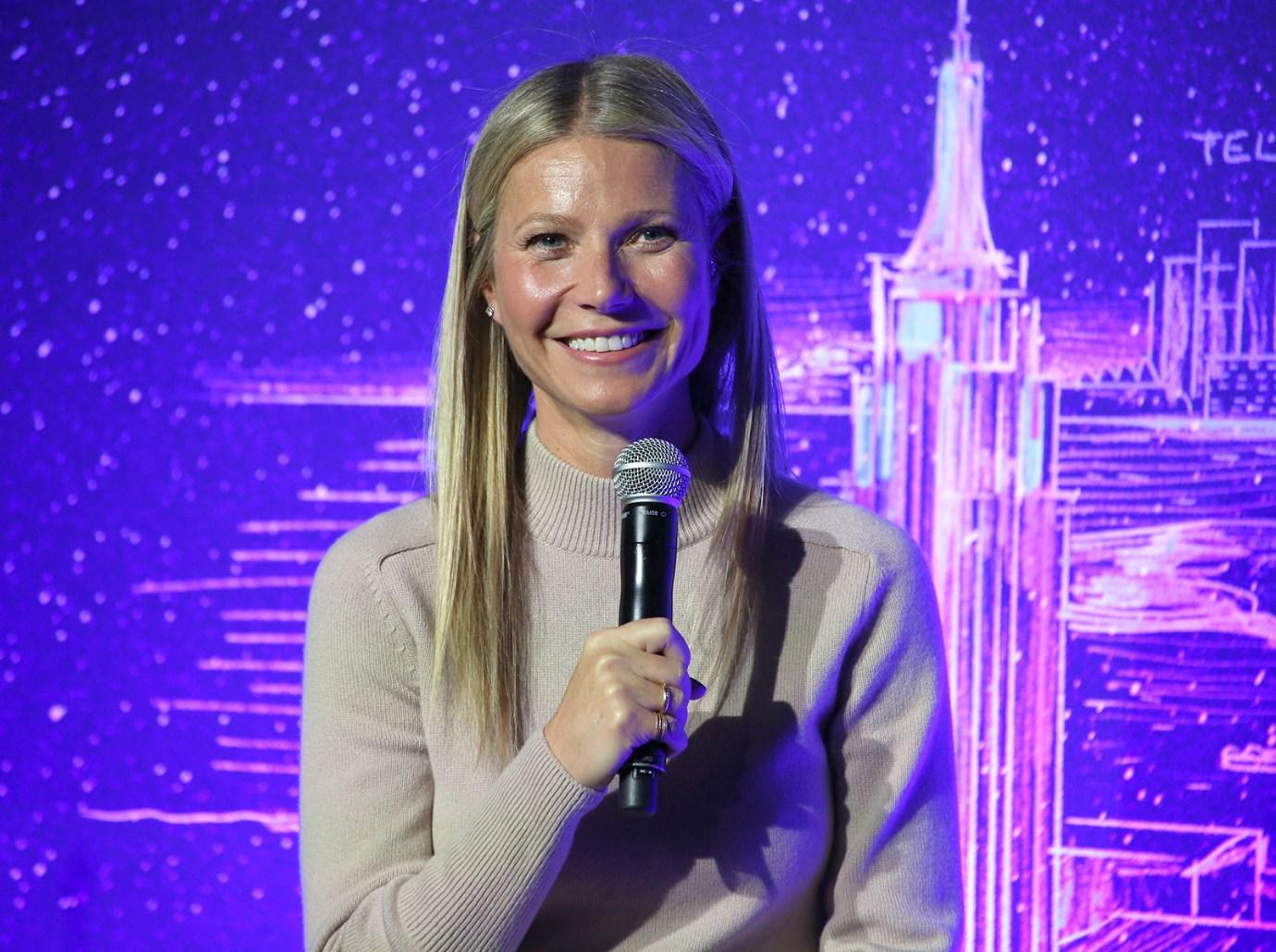 gwyneth paltrow hits stuff release anger plastic bat