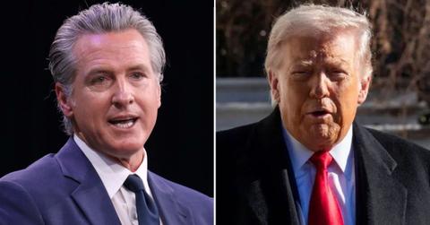Photo of Gavin Newsom and Donald Trump