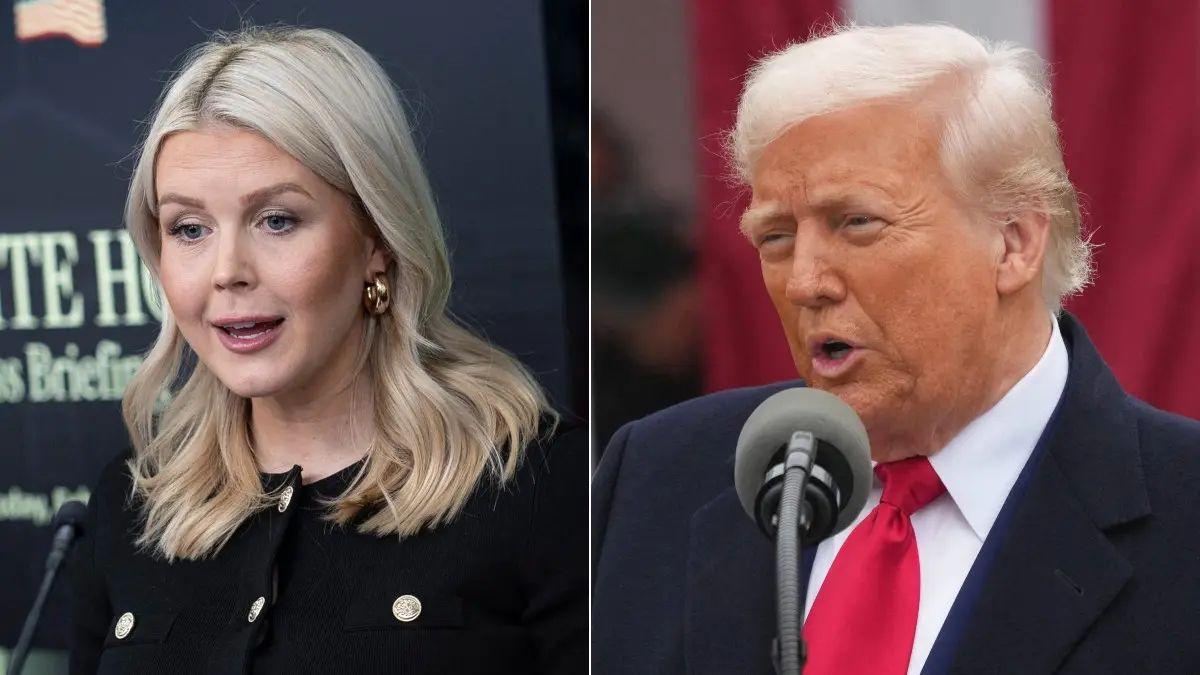 image of In a shocking interview, White House Press Secretary Karoline Leavitt refused to rule out a draft in Donald Trump's war in Iran.