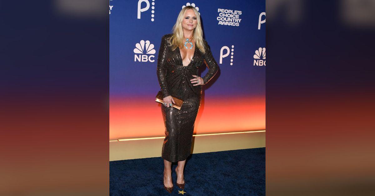 image of Fans reacted to Miranda Lambert's wardrobe malfunction.