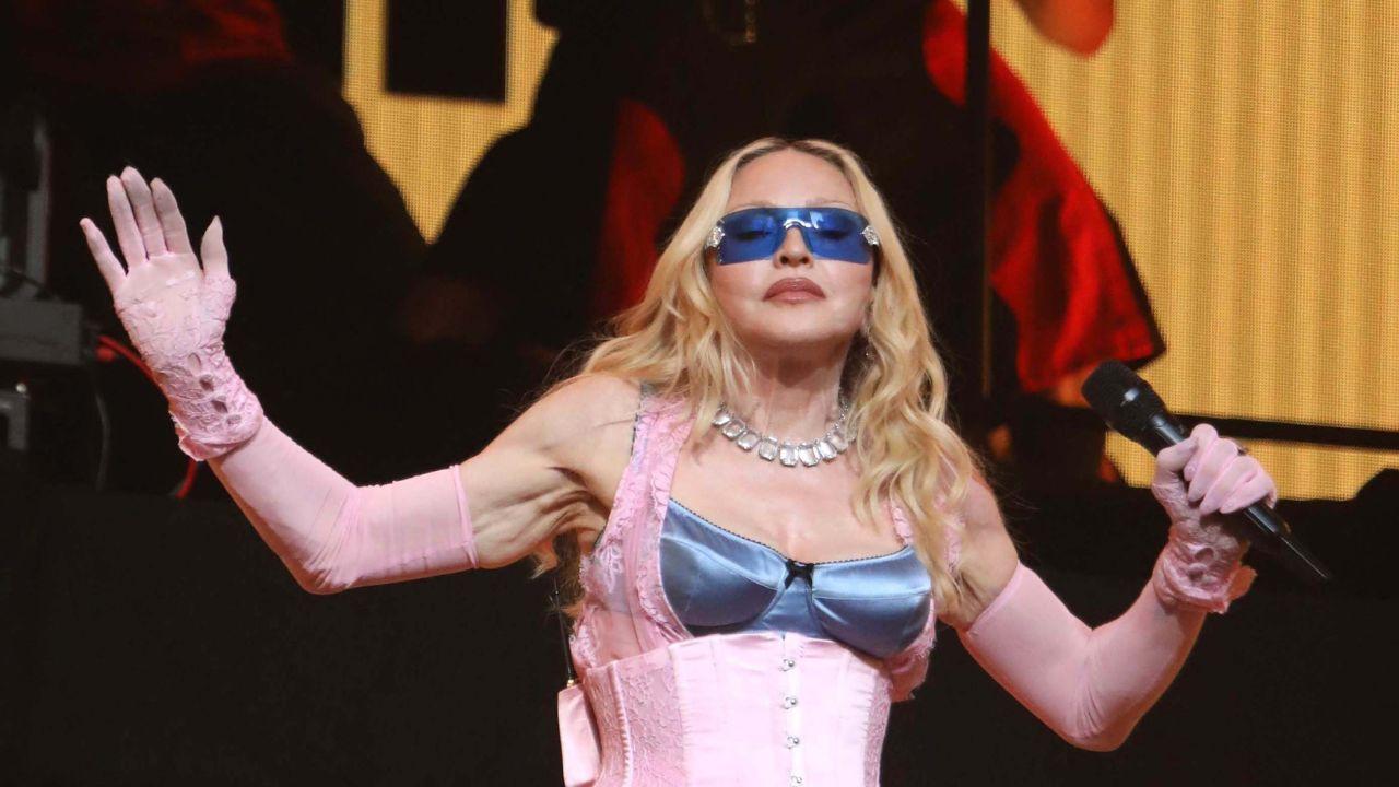 Image of Madonna won a Grammy Award for 'Ray of Light' album.