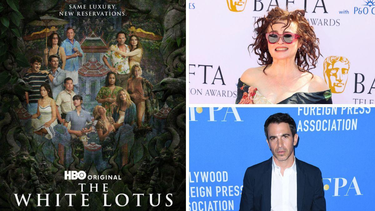 the white lotus season  cast helena bonham carter chris messina