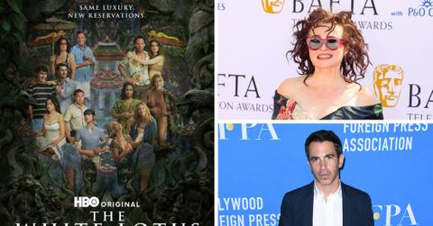 the white lotus season cast helena bonham carter chris messina