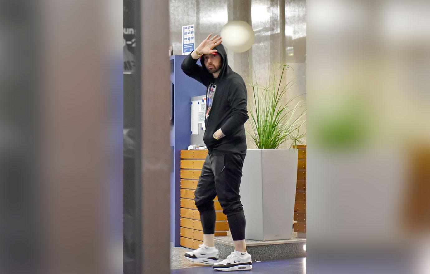 Eminem waving