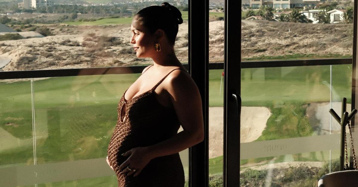 Image of the actress announced her pregnancy via Instagram on July 12.