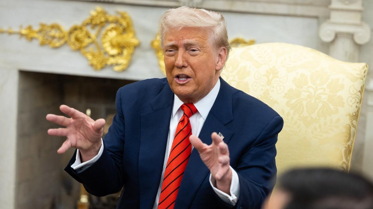 photo of Donald Trump's frequent hand bruises have sparked concerns from the public.