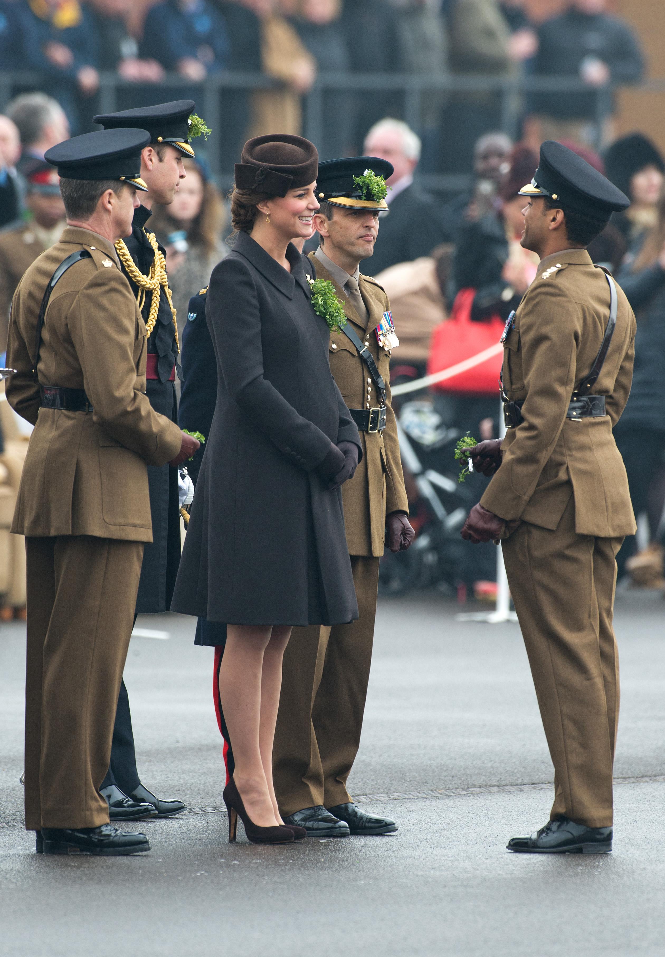 Irish Guards St Patrick&#8217;s Day Parade in Aldershot