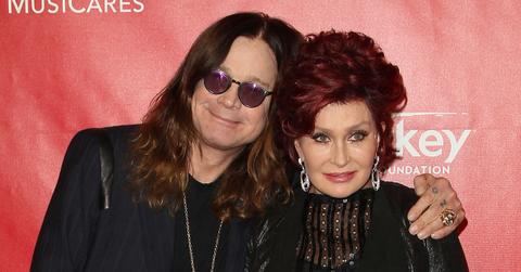 Photo of Ozzy and Sharon Osbourne.