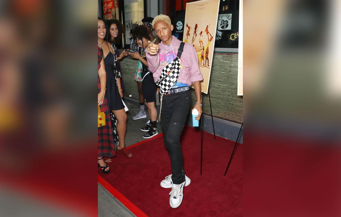 Jaden smith brings iguana red carpet skate kitchen 5