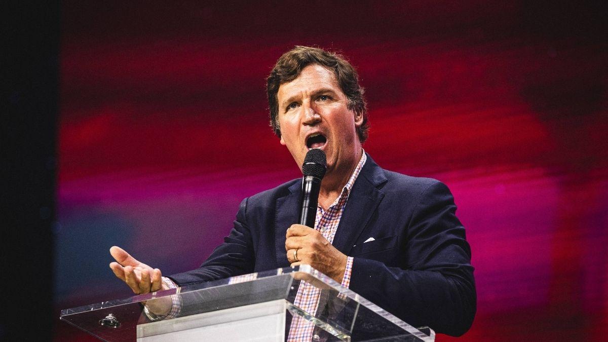 Image of Tucker Carlson responded publicly, signaling deepening divisions.