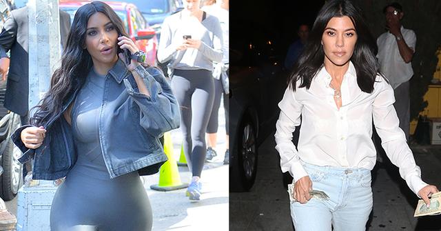 Kim kardashian disgusted kourtney kardashian style