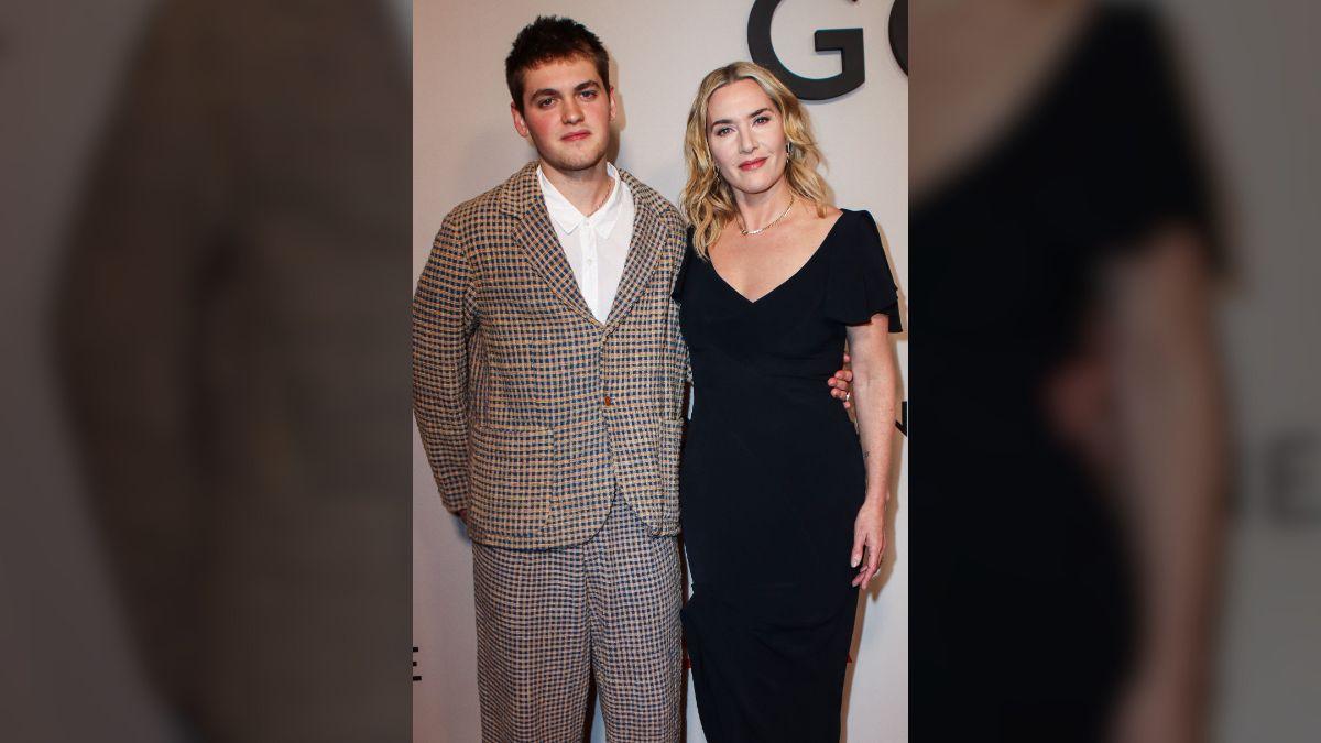 Photo of Kate Winslet is currently supporting her son as he 're-enters' after filming an Apple TV+ series. 