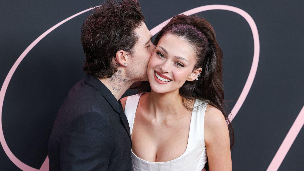 Image of Brooklyn Beckham and Nicola Peltz.