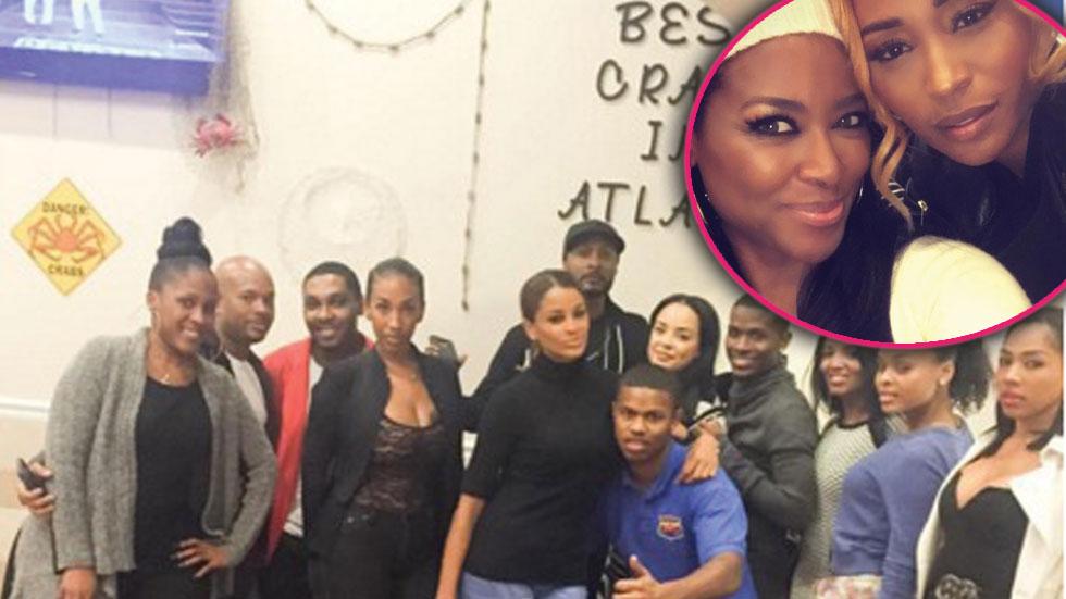 Kenya moore cynthia bailey goodbye party claudia jordan