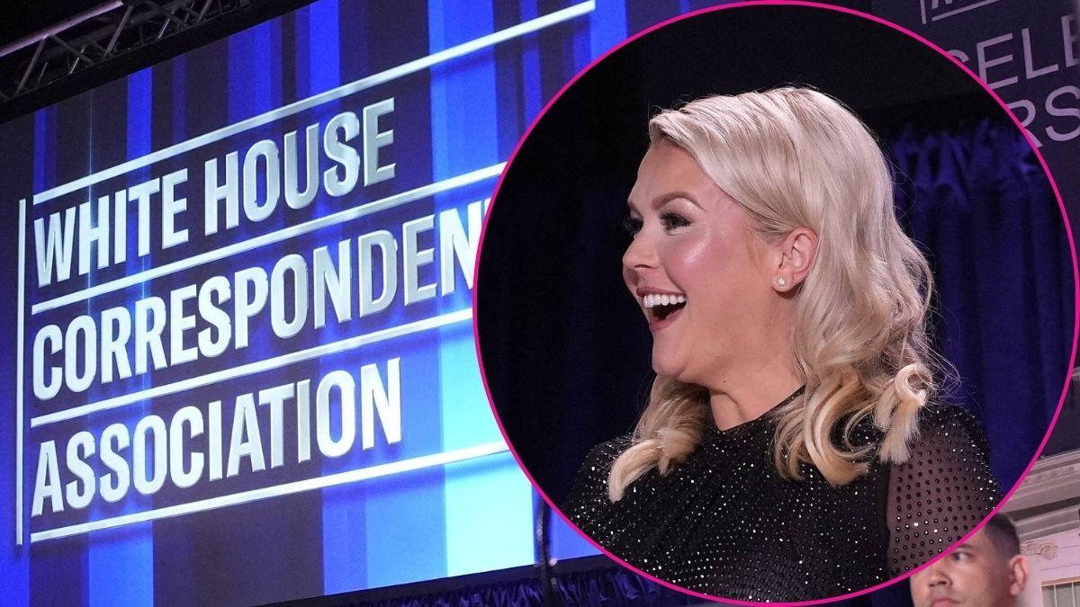 Composite photo of Karoline Leavitt.