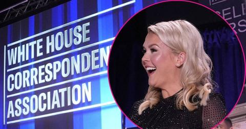 Composite photo of Karoline Leavitt.