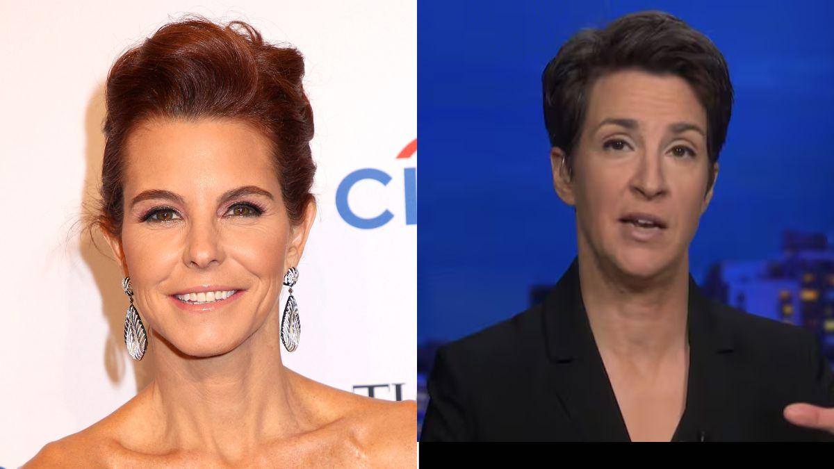 Photo of Stephanie Ruhle and Rachel Maddow