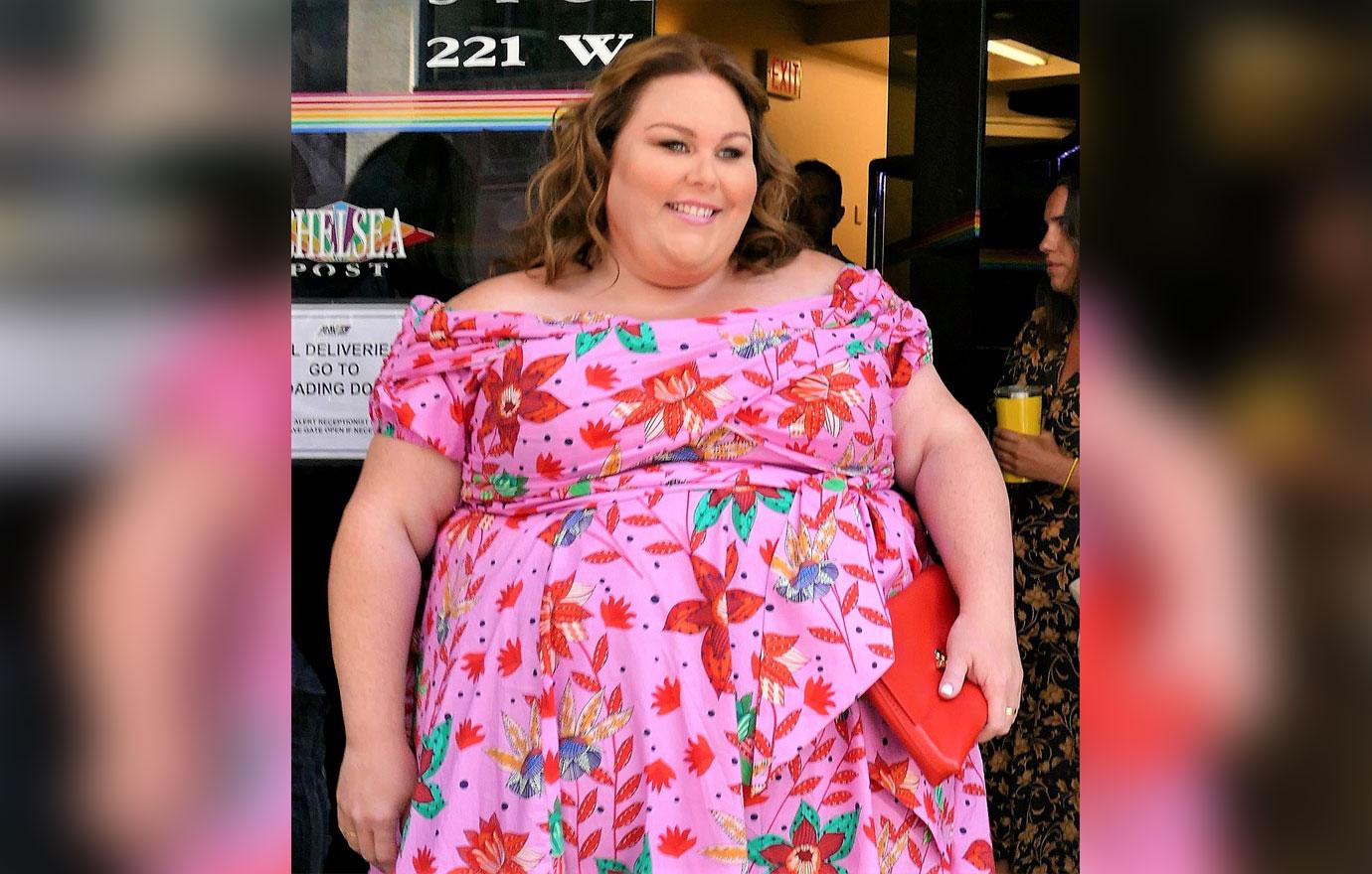 Chrissy Metz leaves Wendy Williams show in pink floral dress Chrissy Metz country music