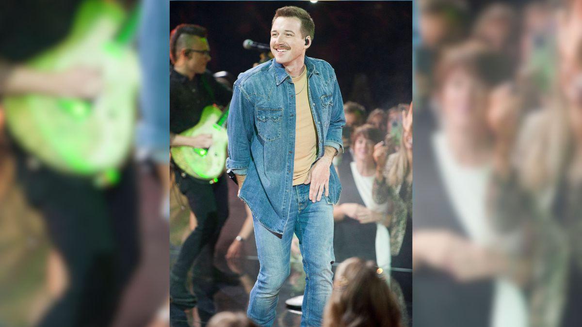 Image of Morgan Wallen ripped away a phone from a security guard during one of his shows last month.