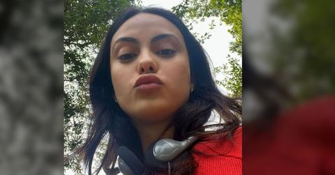 camila mendes bathing suit bare faced