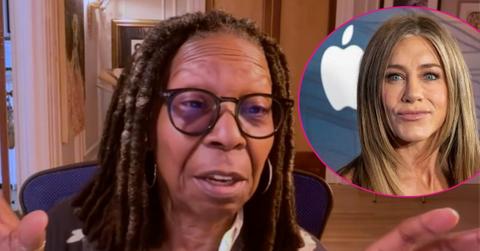 Composite photo of Whoopi Goldberg and Jennifer Aniston