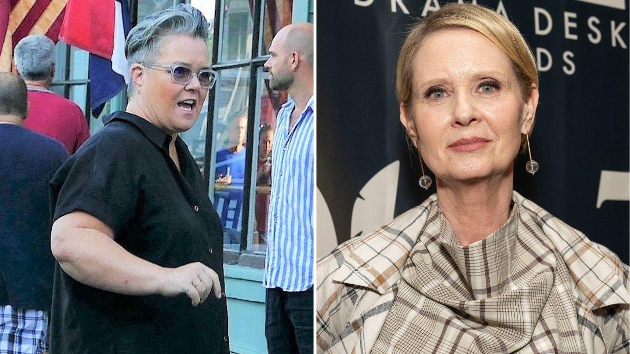 Image of Rosie O’Donnell discussed her experience filming an intimate scene with Cynthia Nixon.