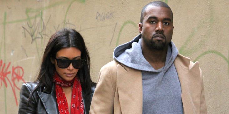 Kim Kardashian West and Kanye West honeymoon Prague 2014