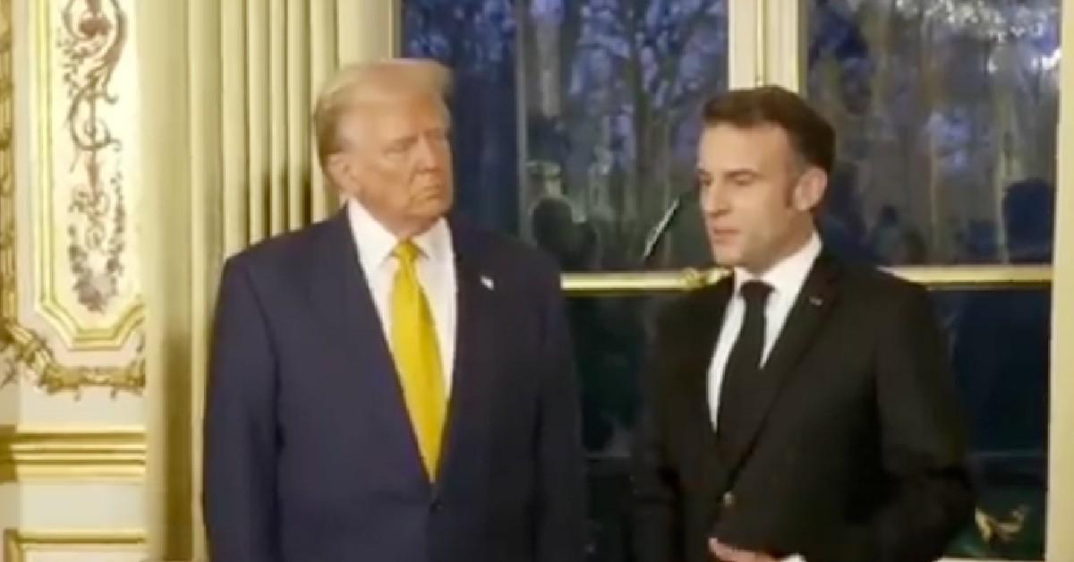 donald trump handshake french president emmanuel macron watch