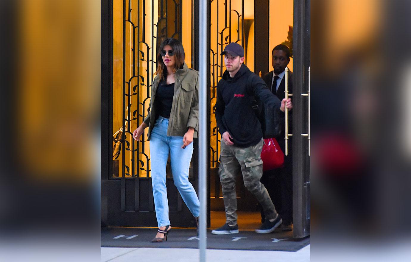 EXCLUSIVE: Nick Jonas and Priyanka Chopra seen out and about in Manhattan