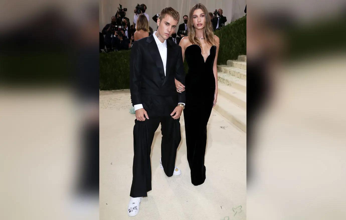 justin bieber hailey baldwin bieber met gala