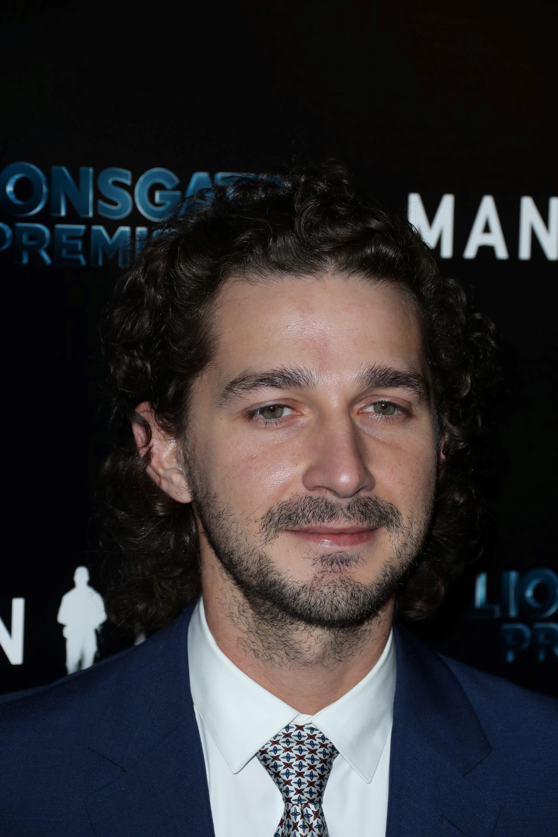 Shia LeBeouf at the &#8220;Man Down&#8221; Premiere