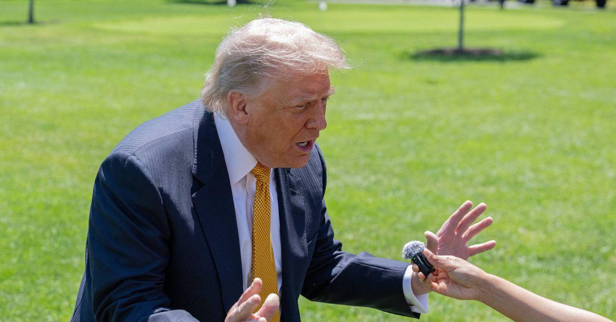 image of The host's ratings have gone up amid his feud with the president. 