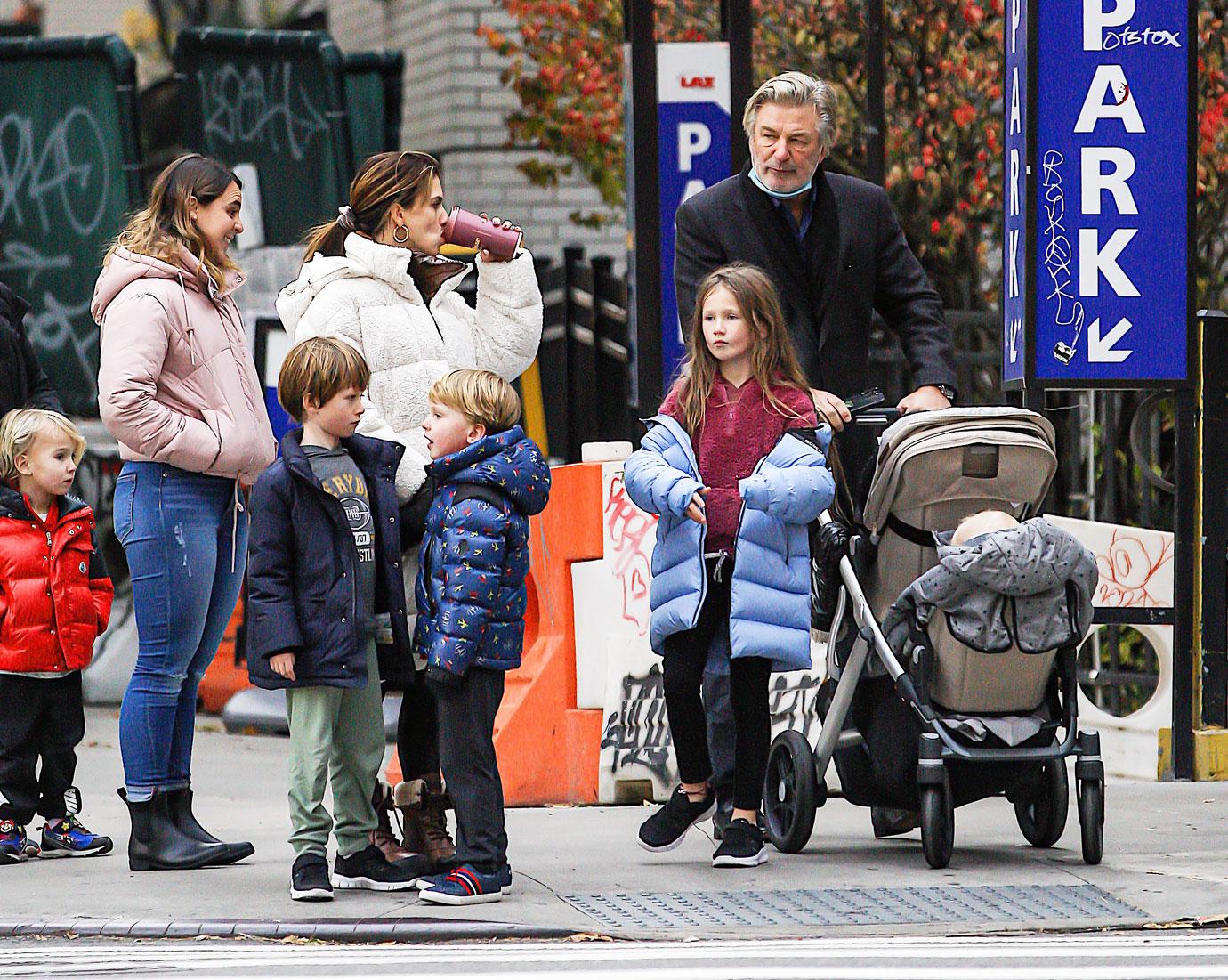 alec baldwin hilaria baldwin kids christmas tree shopping rust shooting lawsuits