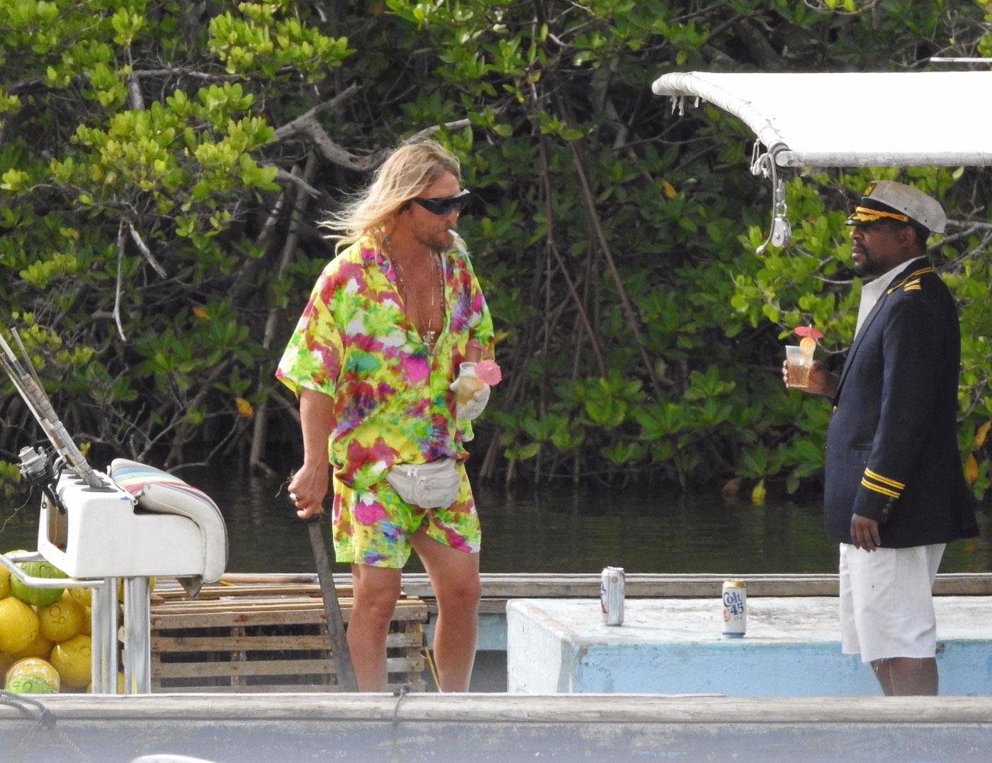 *EXCLUSIVE* Matthew McConaughey and Martin Lawrence film scenes together on a boat